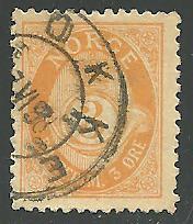 Norway #49, Post Horn, Used**-