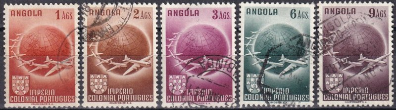 Angola #C21-5   F-VF Used CV $3.85  (Z6342)
