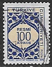 Turkey # O131 - Official Stamp - used -....{DGr14}