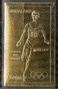 Nagaland 1972 Olympic Games Munich  Gold MNH