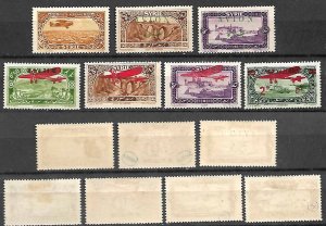 FRENCH SYRIA STAMPS. 1920s-30s . AIR POST, MLH