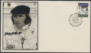 CANADA # 2993.6 - FORMULA 1 JACKIE STEWART POSTAGE STAMP on SUPERB ENVELOPE #6