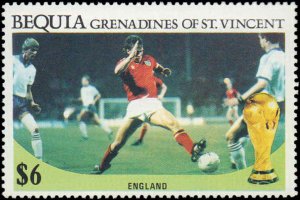 St. Vincent Grenadines-Bequia #218-229, Complete Set(12), 1986, Sports, Socce...