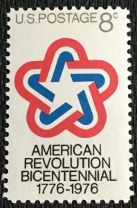 US #1432 MNH Single American Revolution Bicentennial SCV $.25 L10