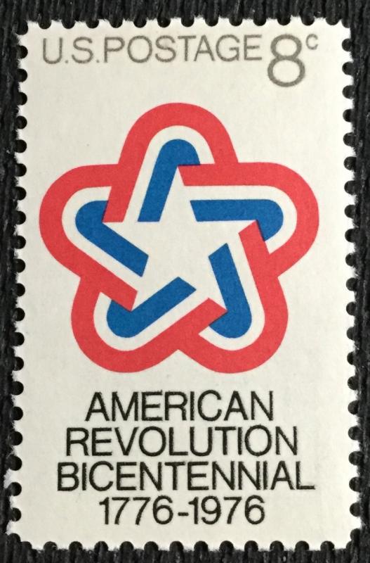 US #1432 MNH Single American Revolution Bicentennial SCV $.25 L10