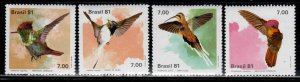 Brazil #1739-42 ~ Cplt Set of 3 ~ Humming Birds ~ Unused, HMR, PD-Rev  (1981)