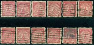 SCOTT # 682 USED, FINE, 12 STAMPS, GREAT PRICE!