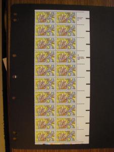 Scott C117, 44c New Sweden, PB20 #1111 1 LR, MNH Airmail Beauty