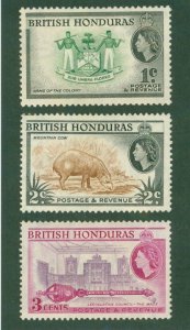 BRITISH HONDURAS 144-6 MH BIN $2.00