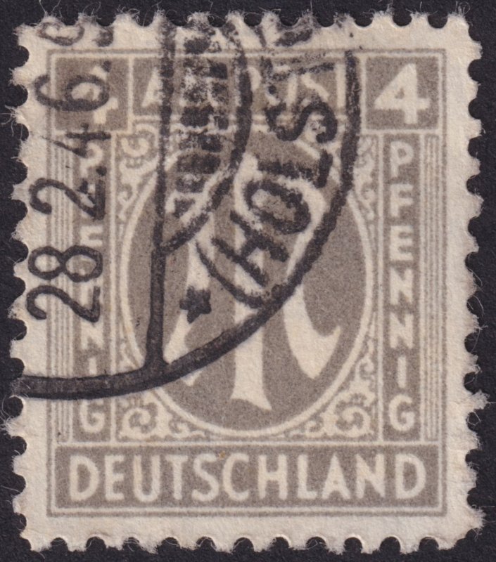 Germany Occupation - AMG Issue 1945-46, Type II #3N1-3N20 vf u