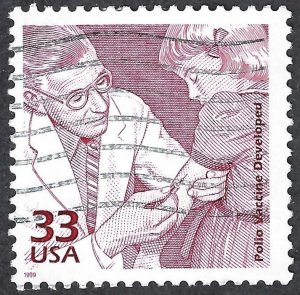 United States #3187a 33¢ Celebrate the Century '50s - Polio Vaccine. Used.