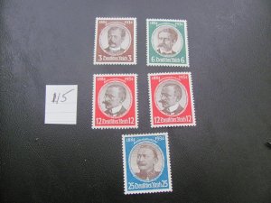 Germany 1934 MNH  SC 432-435+ Y  WM SET XF 235 EUROS (115)