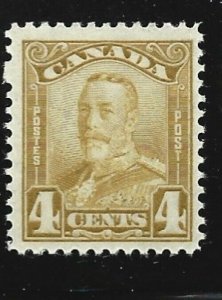 Canada Scott 152 4-cent issue Unused Hinged 2016 cv $27.50