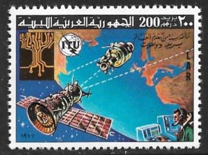 LIBYA 1977 200d ITU World Telecommunications Day Issue Sc 673 MNH