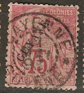 French Guiana 29 Cer 27 Used SOTN F/VF 1892 SCV $110.00