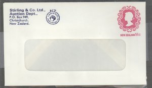 New Zealand  1985 QE II 14c S.T.O. envelope