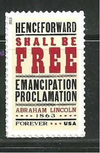 MNH single Emancipation Proclamation sc 4721