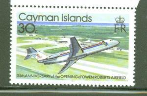 Cayman  Scott 425 MNH** BAC1-11 Airplane landing 1979 stamp