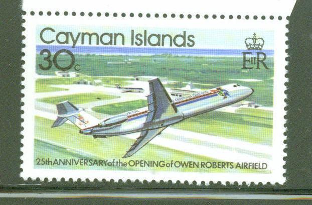 Cayman  Scott 425 MNH** BAC1-11 Airplane landing 1979 stamp