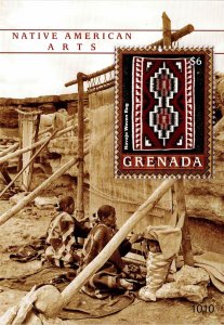 Grenada 2010 Sc 3757 Navajo Native American Arts Souvenir Mini Sheet MNH