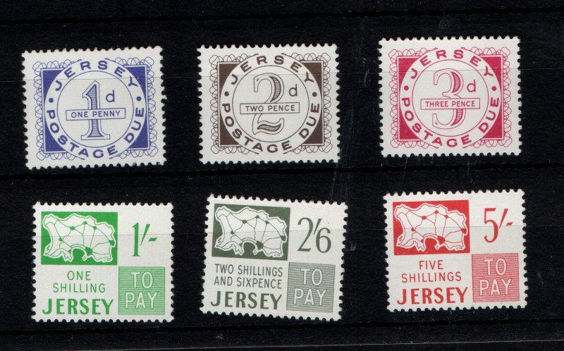 Jersey 1969 Postage Due MNH Set D1-D6 WS37832