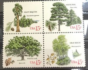 1978 USA Scott 1764-1767 mint NH American Trees Lot 899