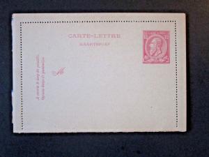 Belgium Late 1800s Letter Card 10c Unused - Z4815