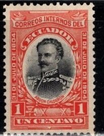 Ecuador - #160 Abdon Calderon  - Unused NG