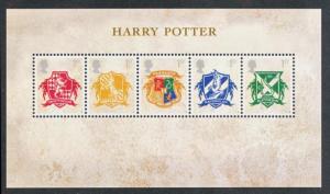 GREAT BRITAIN 2486 MNH S/S, HARRY POTTER