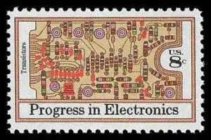 PCBstamps   US #1501 8c Electronics - Transistors, MNH, (20)