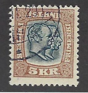 Iceland SC#85 Used Fine SCV$425.00...Fill a nice spot!