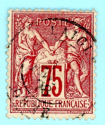 France, Scott #75, Used