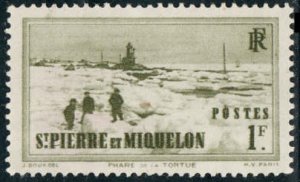 St. Pierre and Miquelon  #192  Mint H CV $1.00