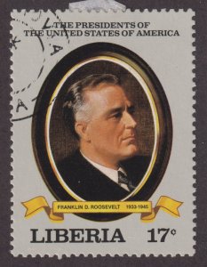 Liberia 936 American Presidents 1982