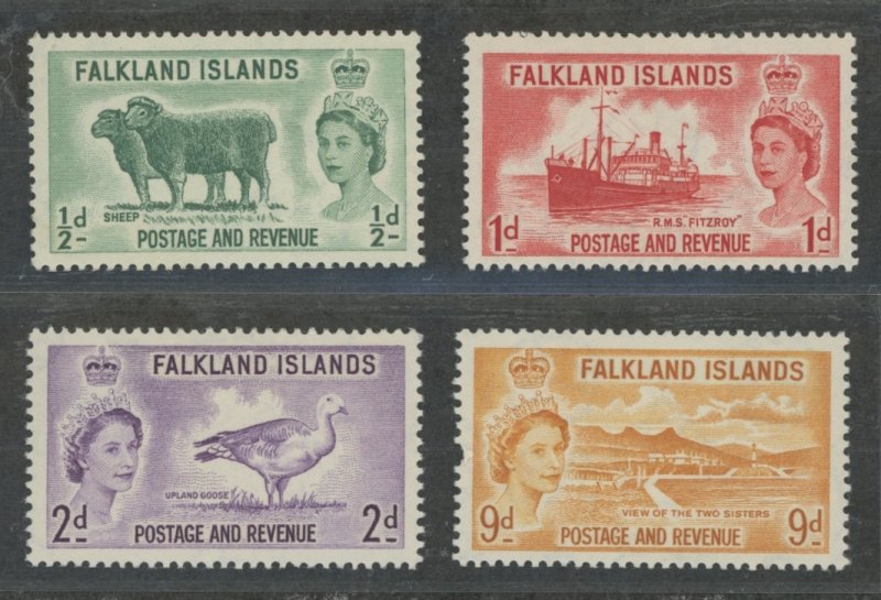 Falkland Islands #122-124/126 Unused Single (Complete Set)