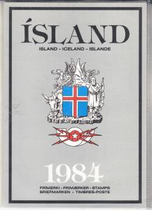Iceland 1984 Year Set Folder