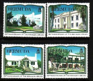 Bermuda-Sc#576-9- id6-unused NH set-Architecture-1989-