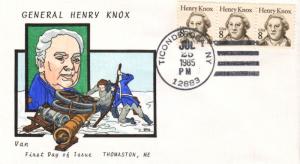 #1851 Henry Knox Van FDC