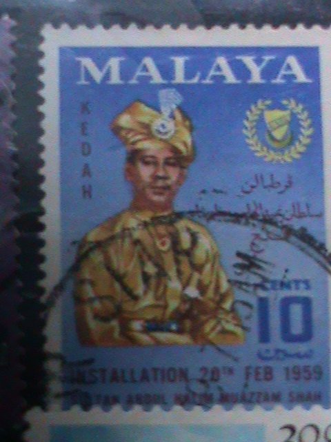 ​MALAYSIA STAMP:1965 FAMOUS PEOPLE AND PICTORIA STAMPS - USED VERY FINE #M-10