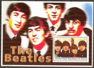 Benin 2003 Music Rock Band The Beatles (II) S/S MNH