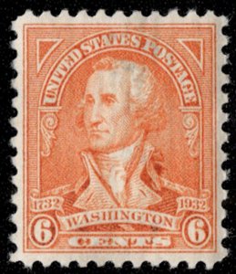 US #711 SUPERB mint never hinged, a perfect stamp,  seldom seen so well cente...