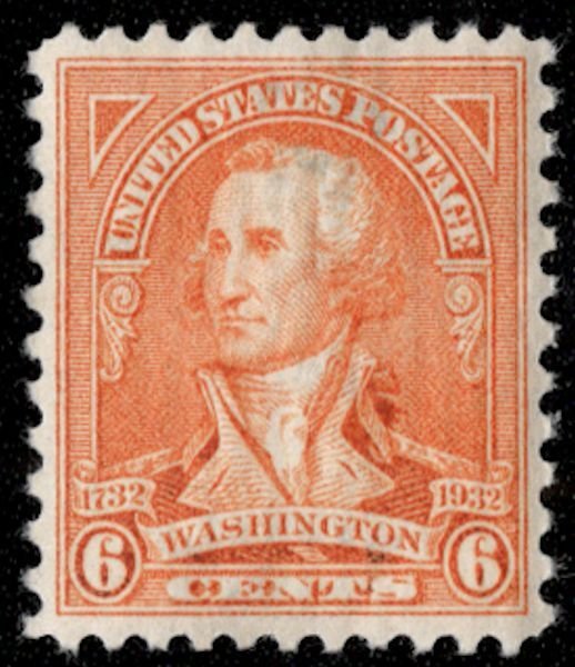 US #711 SUPERB mint never hinged, a perfect stamp,  seldom seen so well cente...