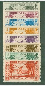 FRENCH POLYNESIA 80-87 MH BIN $2.00