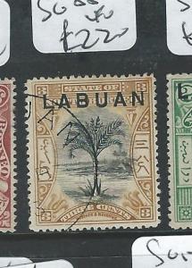 LABUAN  (B0910) 3C TREE  SG 85  VFU