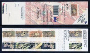 Australia 1246b MNH, Threatened Species Booklet  from 1992.