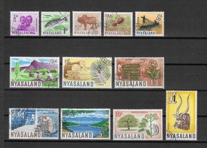 NYASALAND 1964 SG 199/210 USED Cat £22