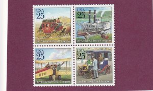 US 2437a MNH OG BLOCK OF FOUR