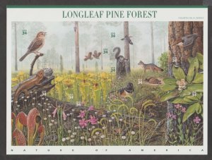 U.S. Scott #3611 Longleaf Pine Forest Stamps - Mint NH Sheet