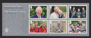 MS4163 2018 Prince charles miniature sheet UNMOUNTED MINT/MNH