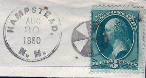 US Banknote Stamps on Piece w/Fancy Cancel & Validating  ...